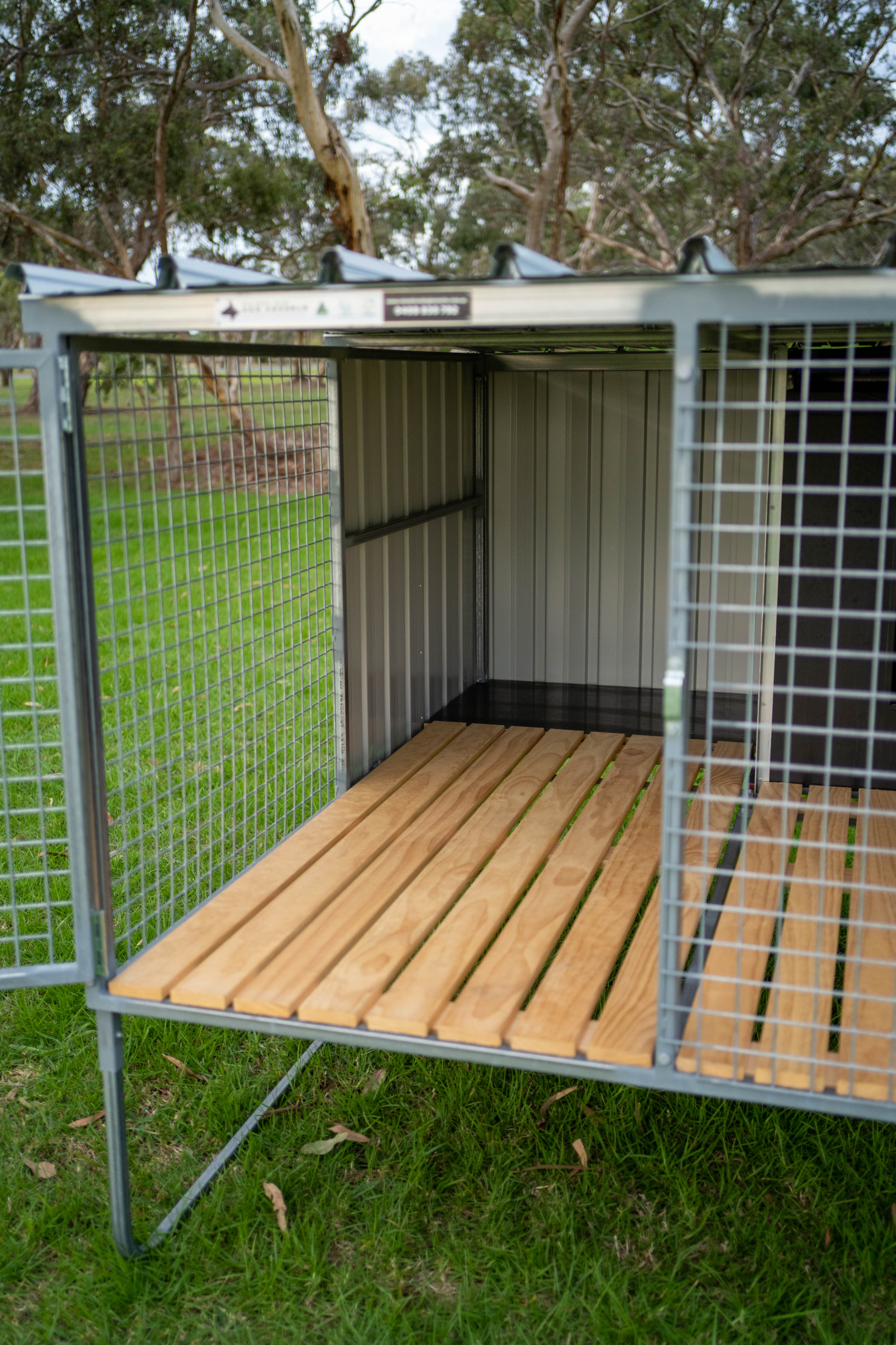Big Dog Kennel Assembled